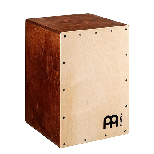 Meinl Percussion Jam Cajon Box Drum with Snare and Bass Tone for Acoustic Music — MADE in EUROPE — Baltic Birch Wood, Play with Your Hands, 2-YEAR WARRANTY (JC50LBNT)