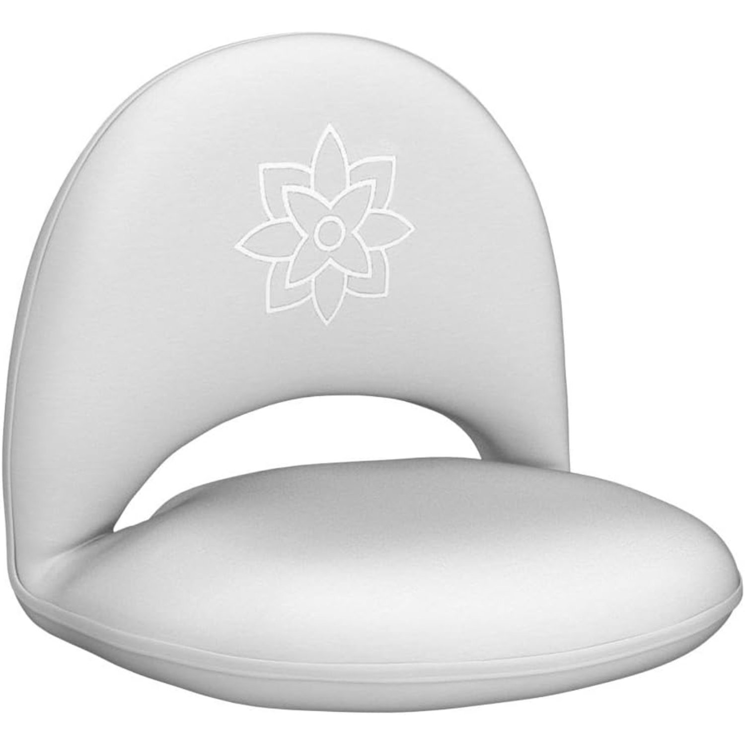 Mindful Modern Meditation Chair | Adjustable Floor Chair with Back Support | Padded Floor Seat for Posture Support and Comfort | Portable Folds Flat for Storage | Indoor/Outdoor Use